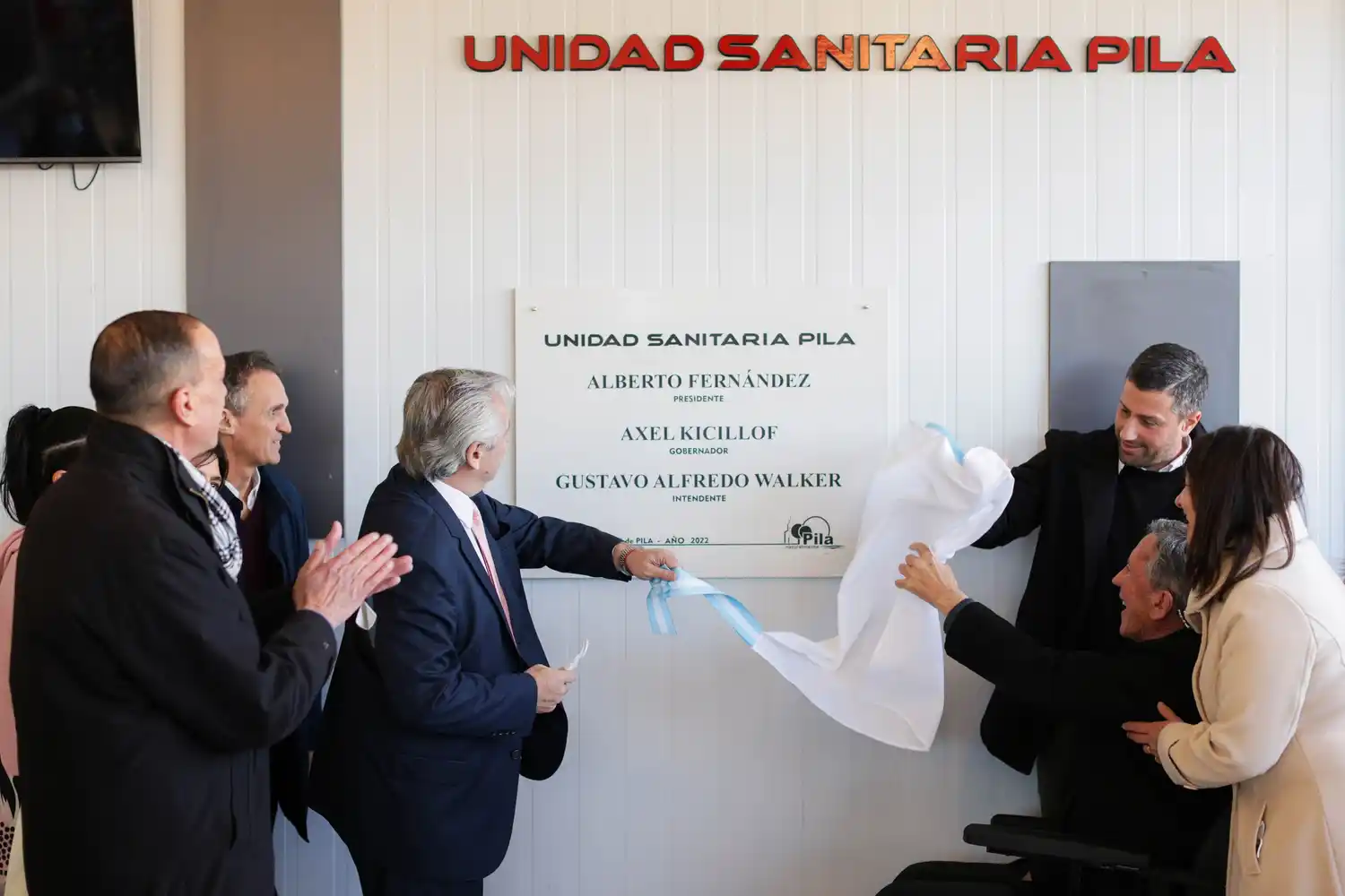 Alberto Fernández y Katopodis inauguraron la nueva Unidad Sanitaria de Pila