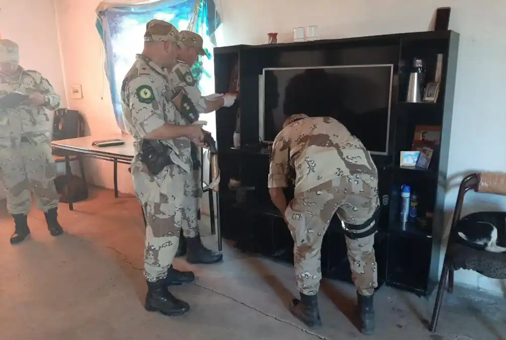 Dos unidades de la Brigada de Prevención de Delitos Rurales realizaron el allanamiento 