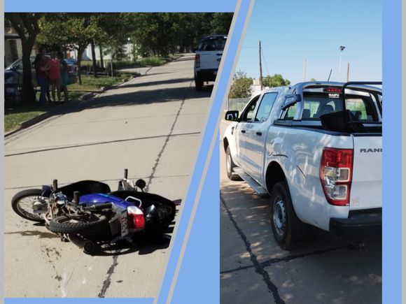 Falleció una motociclista de 61 años tras chocar de atrás a una Ford Ranger en San Guillermo