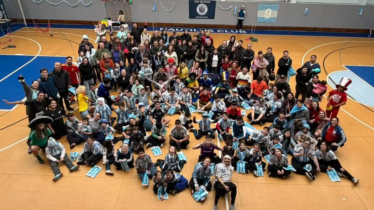 Los festejos de los integrantes de Integra Sports en su 14° aniversario