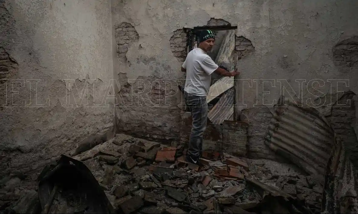 Vecinos del conventillo incendiado quieren reconstruir sus hogares