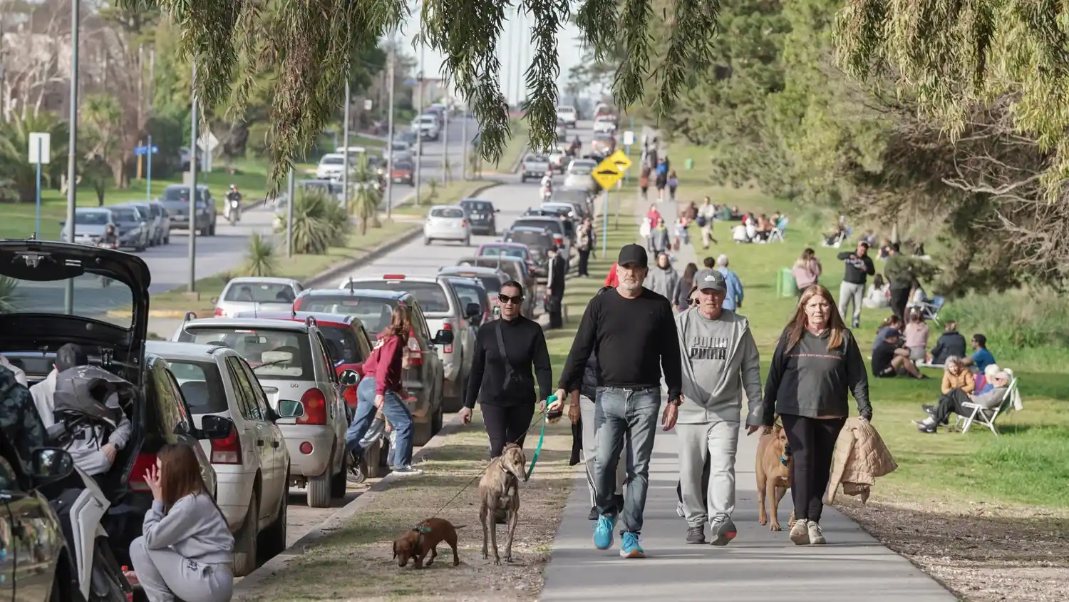 Vecinos aprovecharon el sol en la ciudad