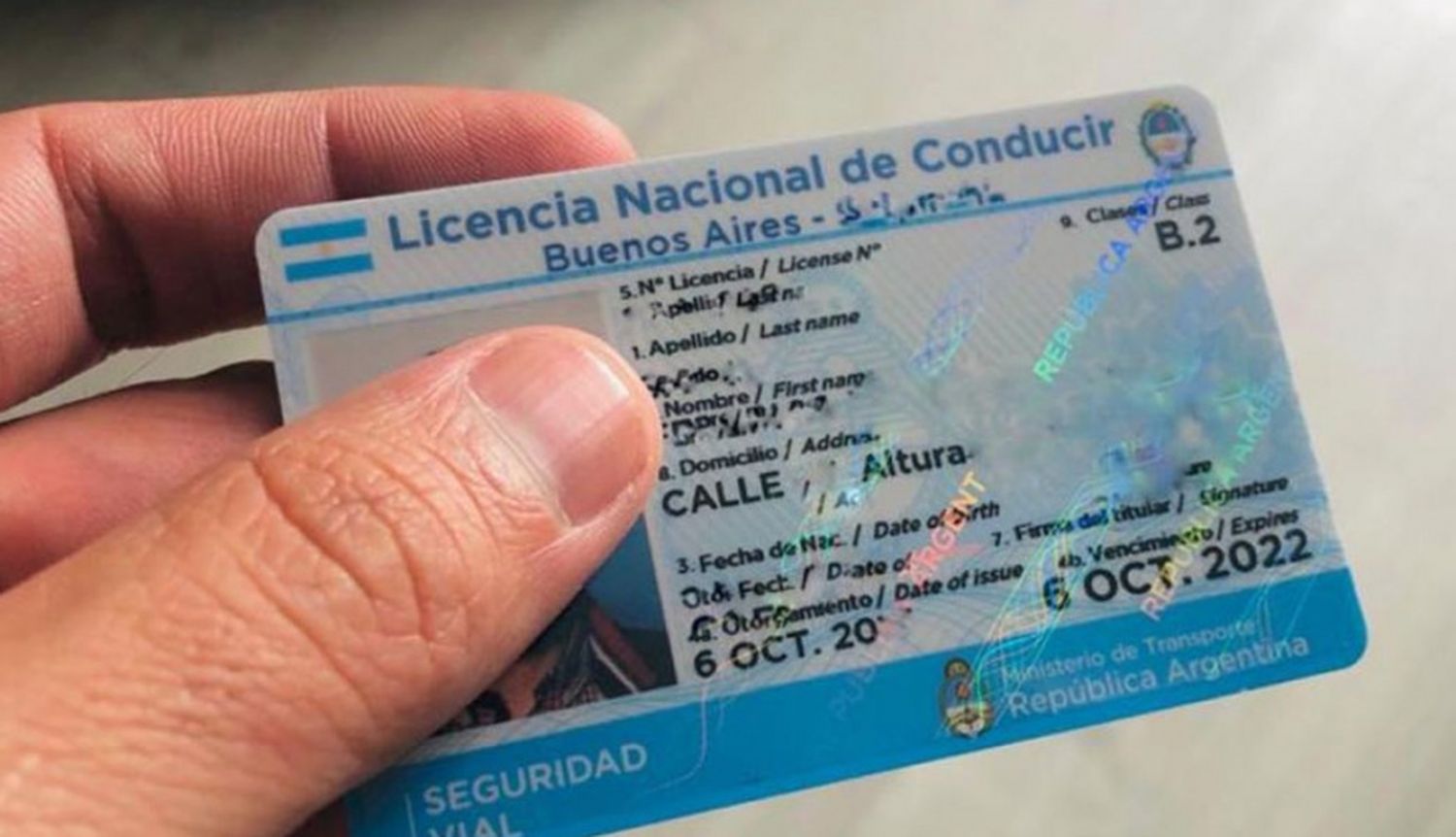 El Gobierno nacional habilitará el trámite para renovar las licencias de conducir a distancia