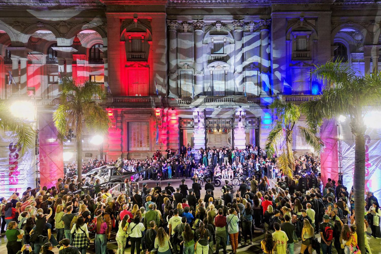 Gran cantidad de público se sumó a la actividad.