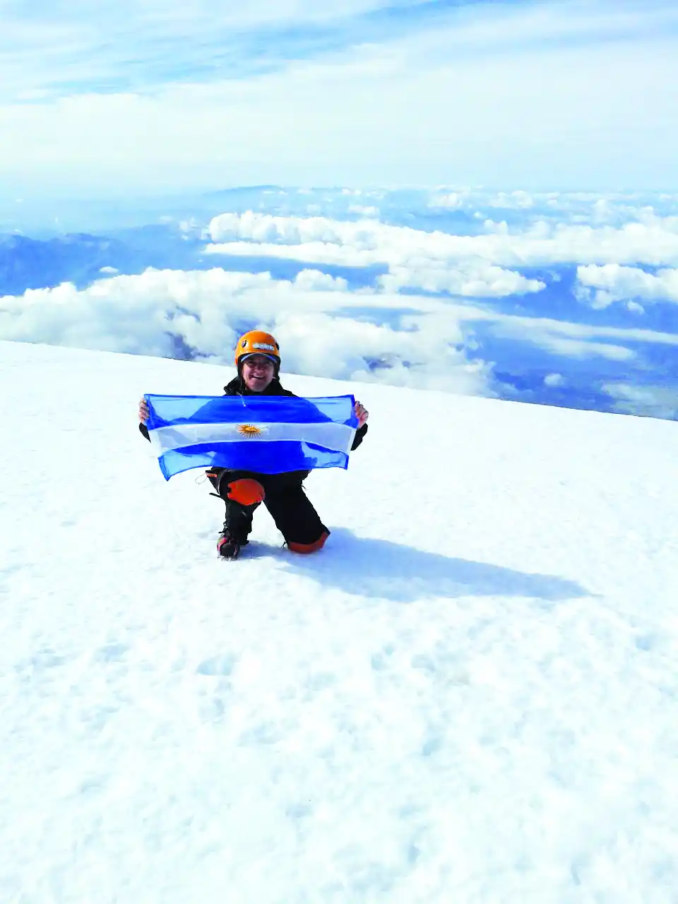 La victoriense que conquistó el Lanín