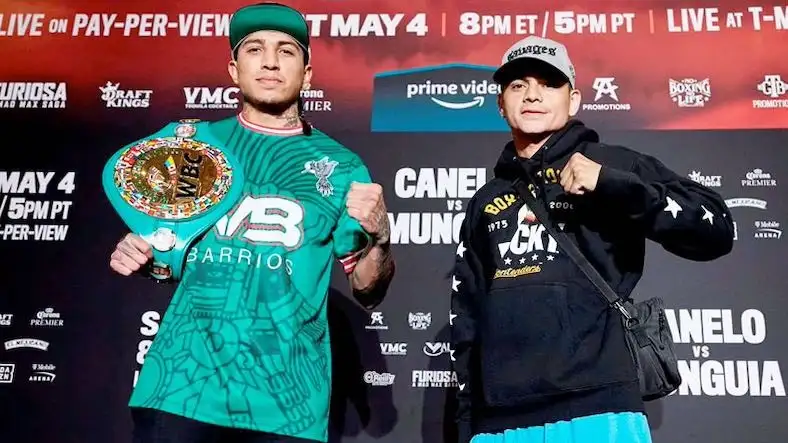 Jaime Munguía tratará de sacarle los cinco títulos a Canelo Álvarez
