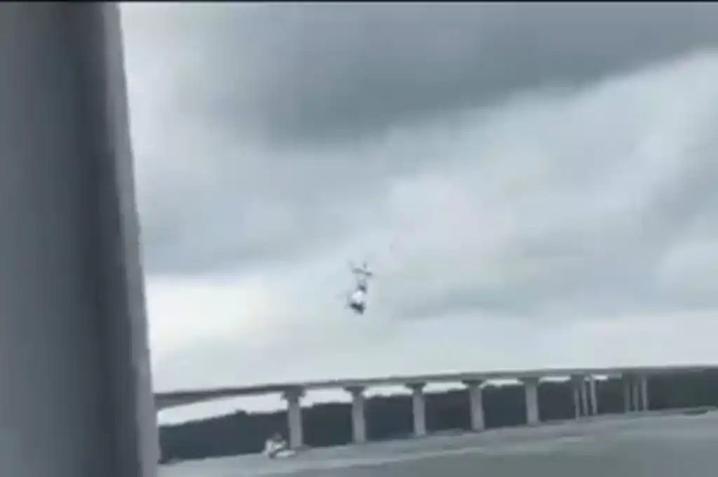 Se desplomó un helicóptero