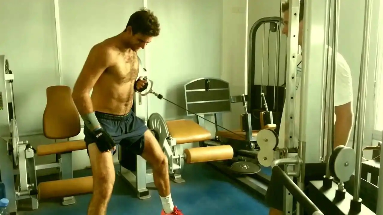 Del Potro continúa con su puesta a punto en Tandil