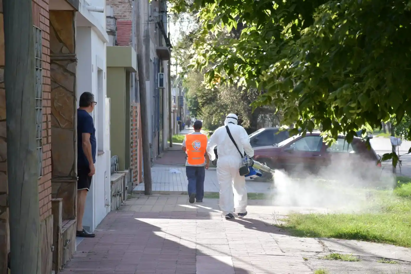 Se llevó a cabo el primer bloqueo con personal y equipamiento de nuestra ciudad.
