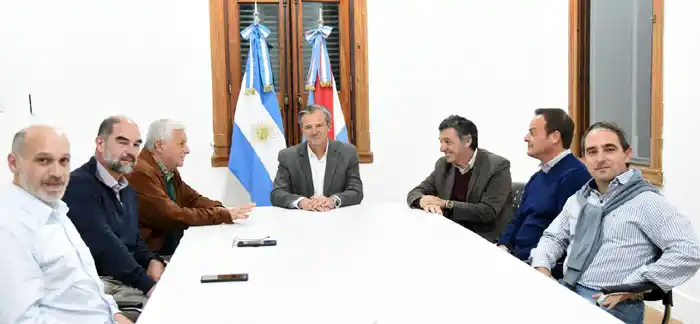 Lauritto y Oliva se reunieron con Adán Bahl