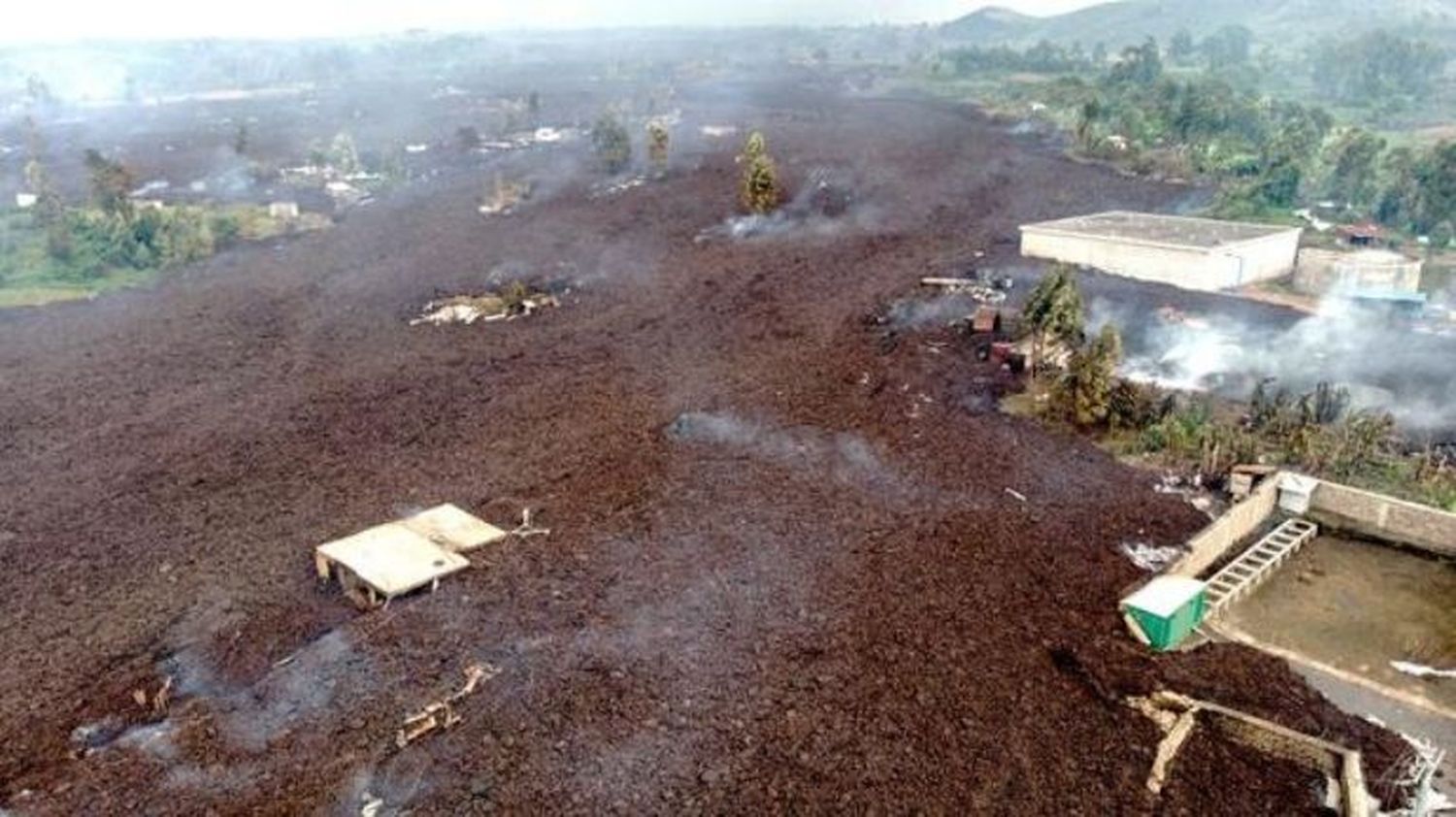 Quince muertos tras la erupción del volcán Nyiragongo en el Congo