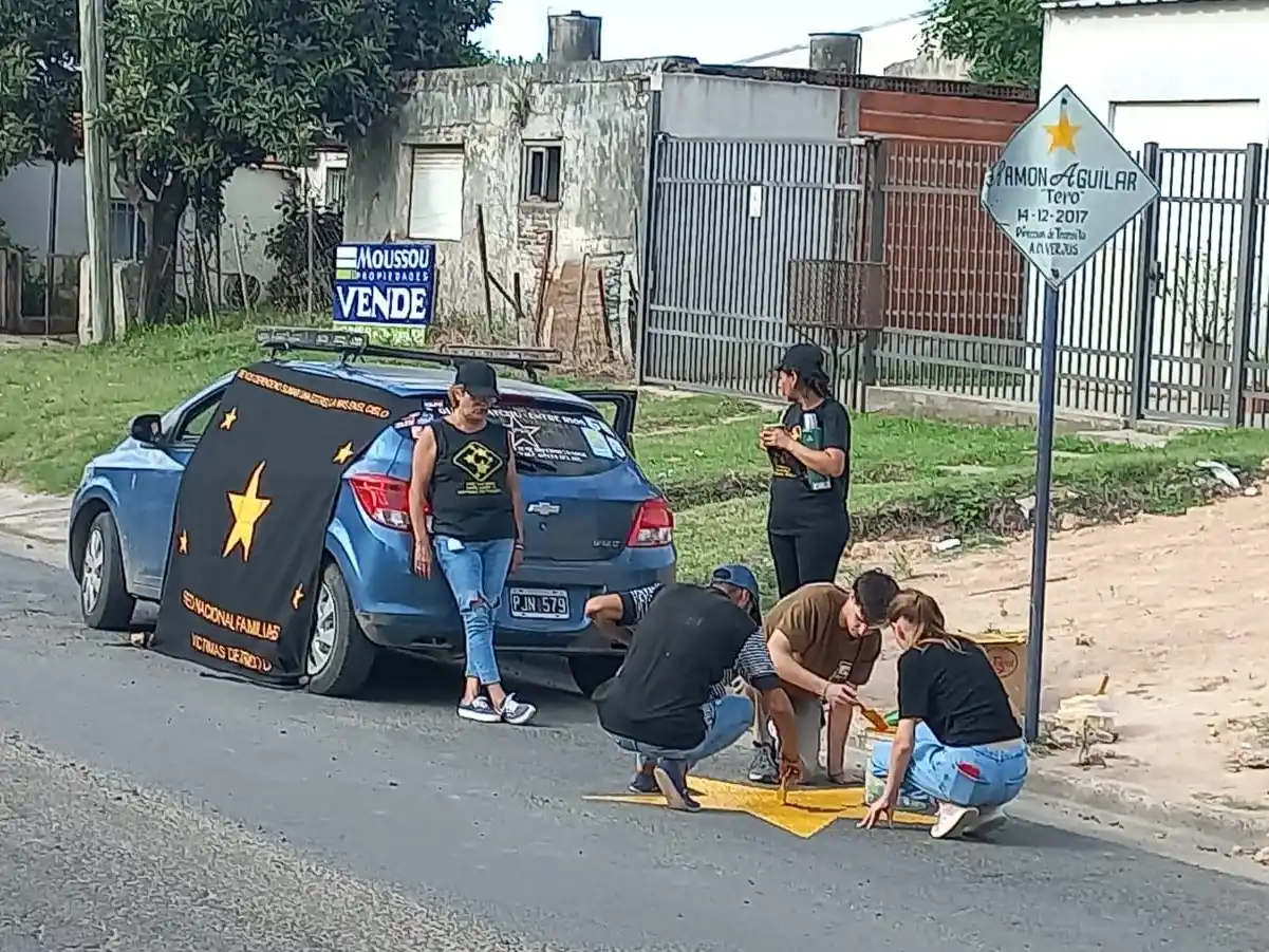 Justicia Restaurativa: Jóvenes condenados por siniestros viales repintaron Estrellas Amarillas