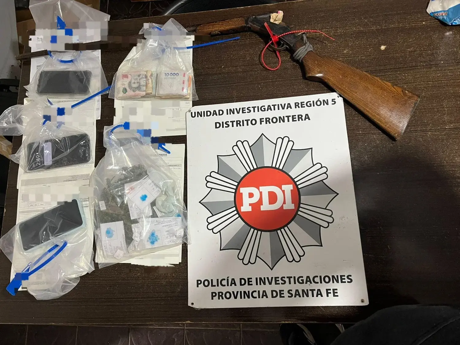 Allanamientos en la región: secuestraron droga, celulares y un arma en una investigación con la Justicia de Córdoba
