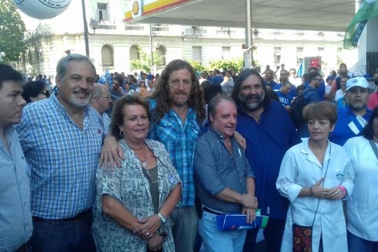 De Isasi, titular de ATE Provincia: “Hubo un parazo en una movilización histórica”