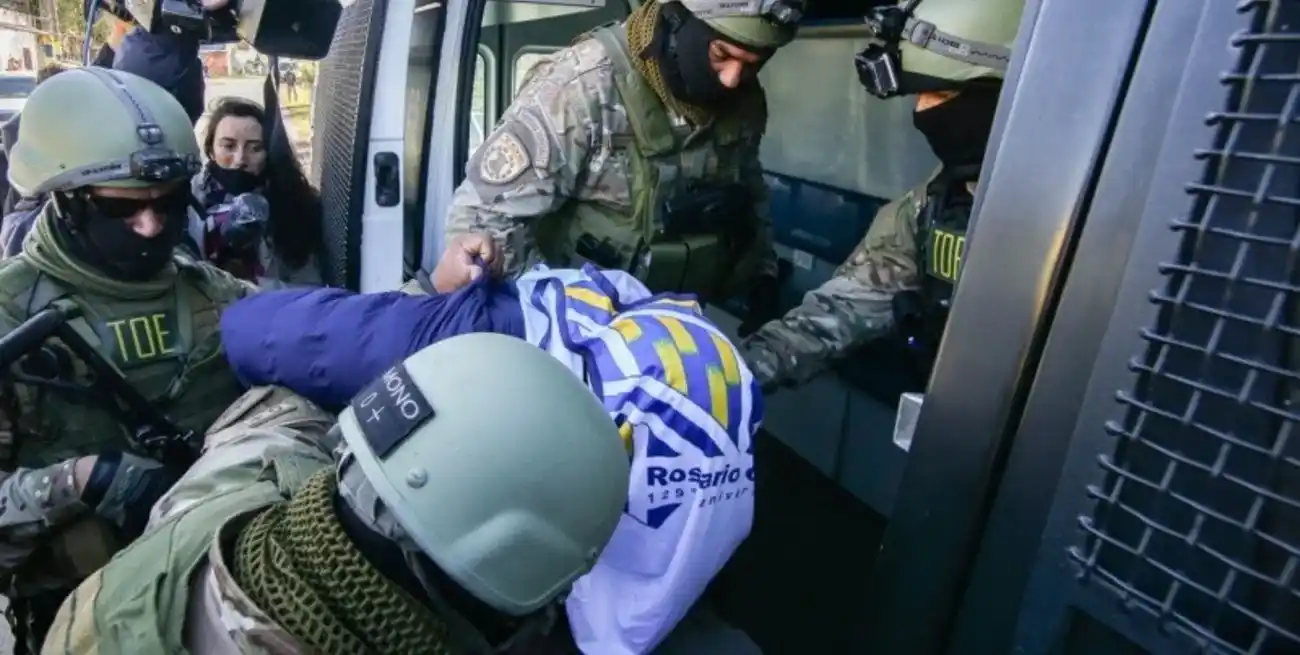 Así detuvieron a "Pitito" Martínez en Rosario.