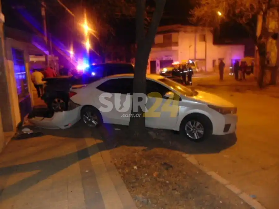 Espectacular accidente en Iturraspe y Junín: tres vehículos involucrados