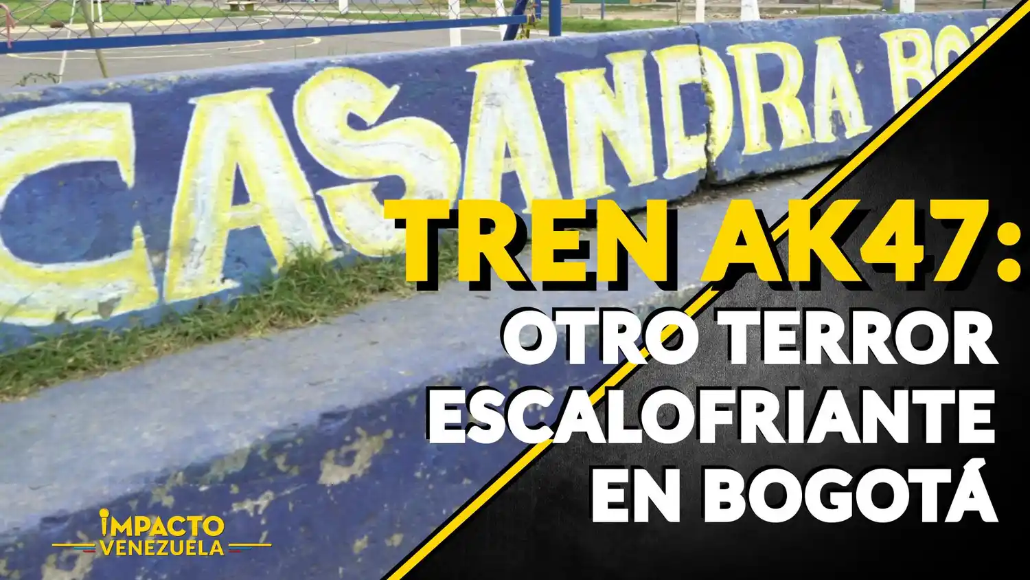 TREN AK47: otro terror escalofriante en Bogotá – VIDEO