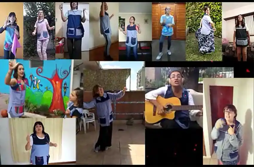 La Chacarera de las maestras del jardín N° 906 para sus alumnos