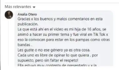 comentario fb