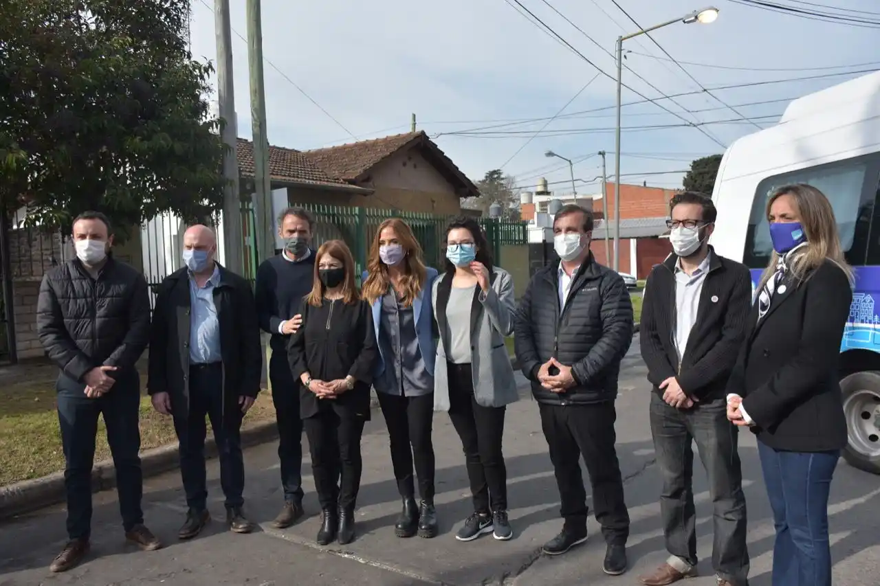 San Martín: Katopodis, Simone, Galmarini, Tolosa Paz y Moreira inauguraron cloacas, destacaron el trabajo articulado y apuntaron a Macri
