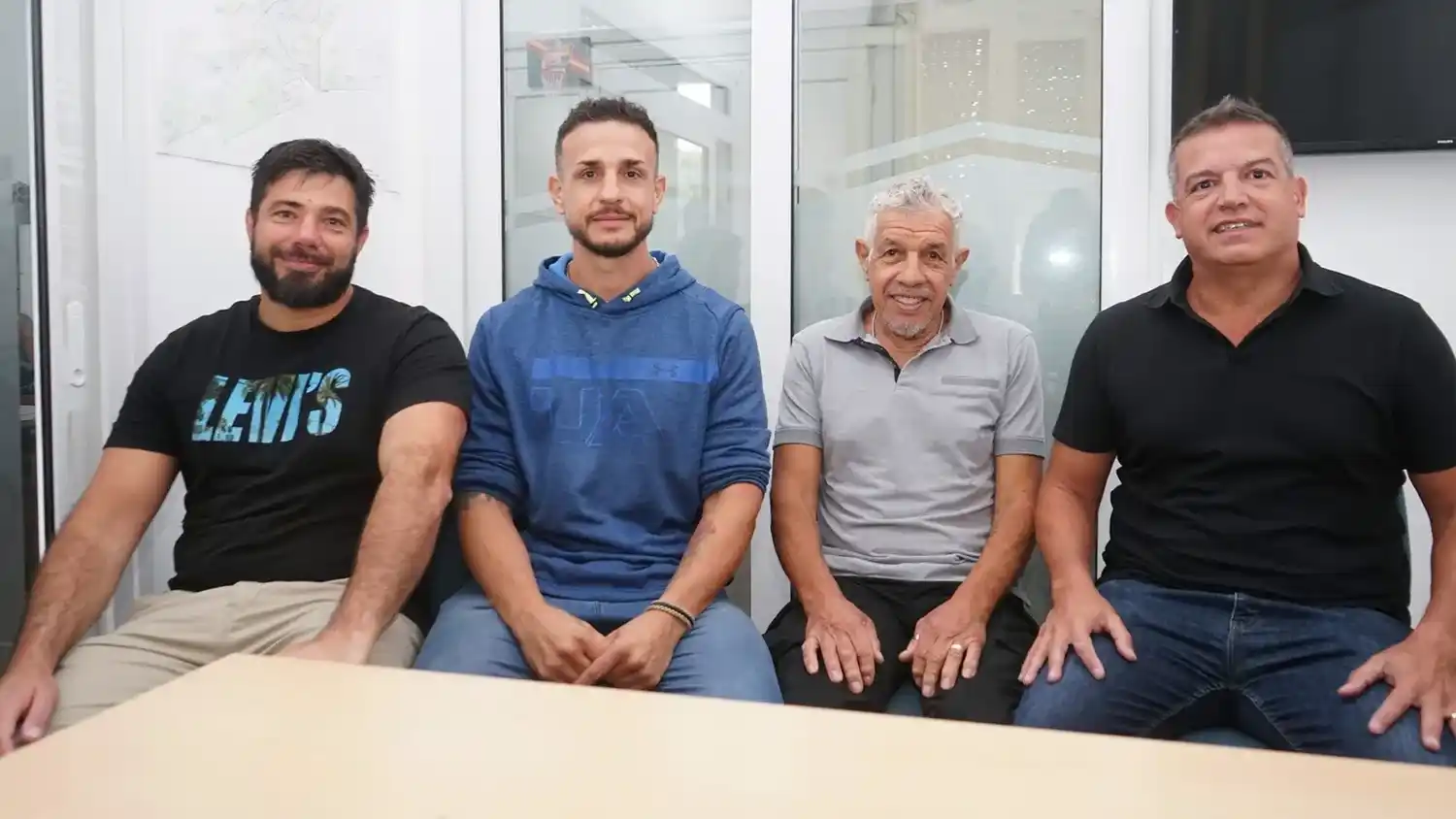 Los organizadores del evento "Golpe Solidario"