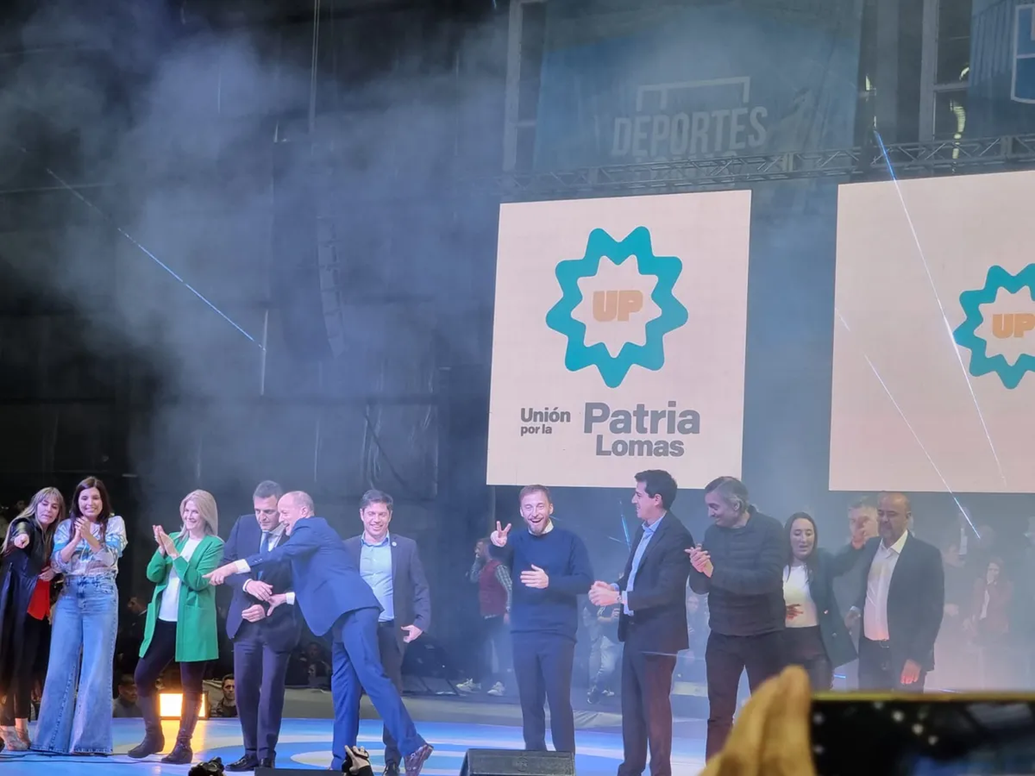 Lomas de Zamora: En una acto con Kicillof, Massa, De Pedro y Máximo, Insaurralde presentó la lista de UxP