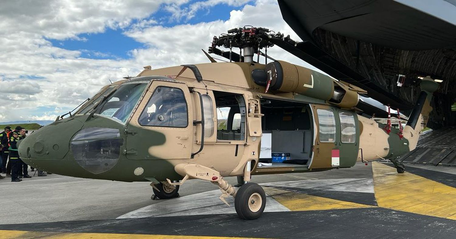 U.S. donated 12 UH-60 Black Hawk helicopters to the Colombian Police Force