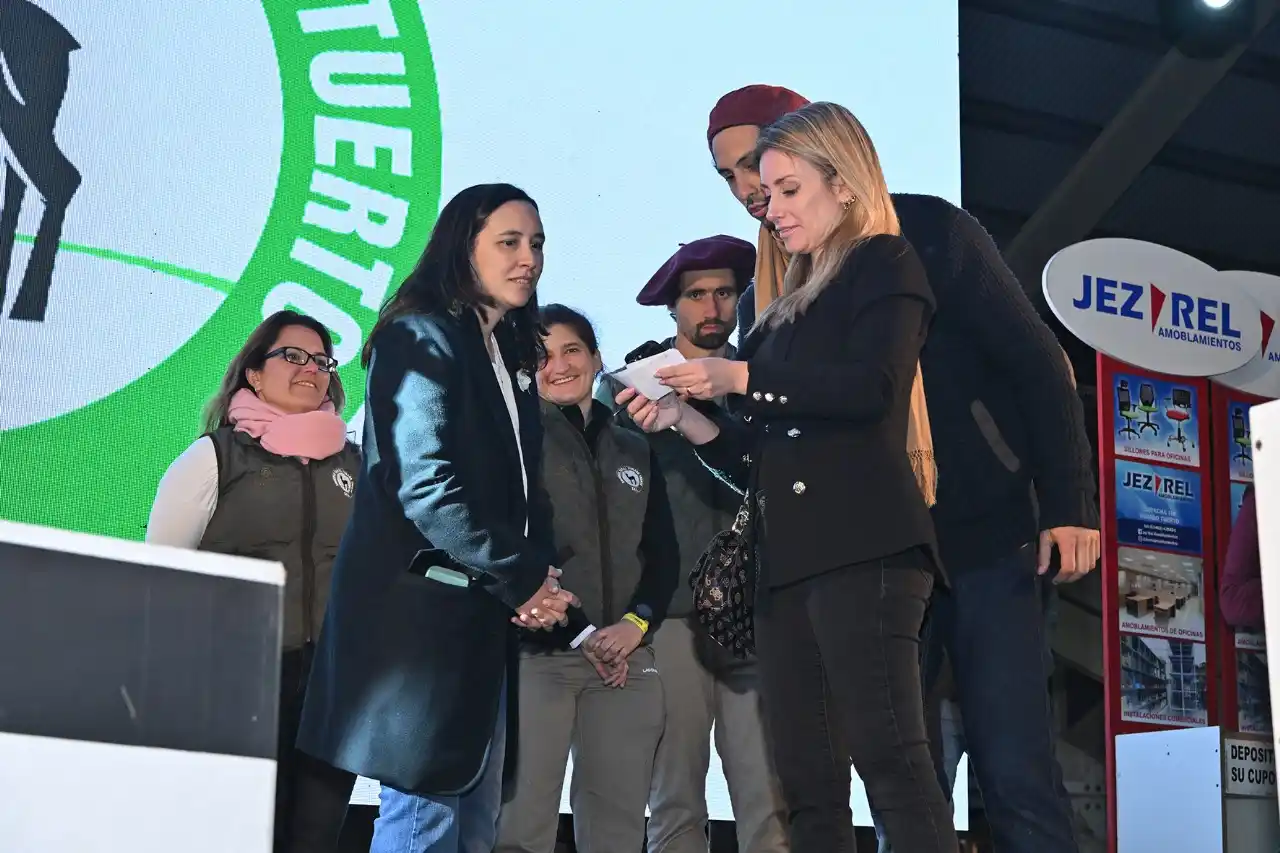 El momento de los sorteos en la Expo 2024.