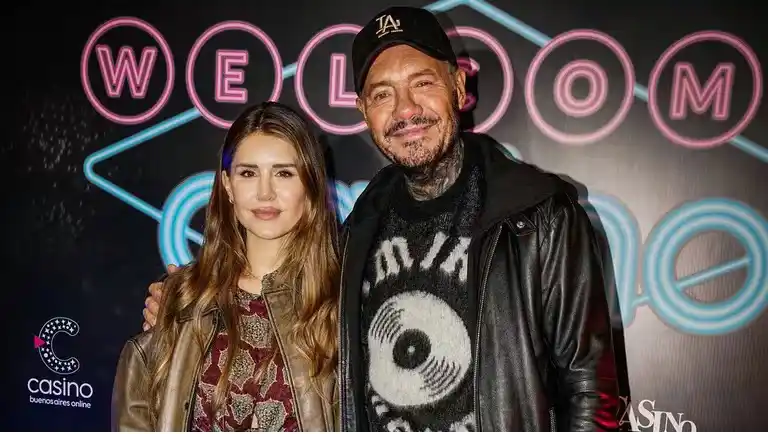 Tinelli. Marcelo junto a su hija Micaela, la diseñadora