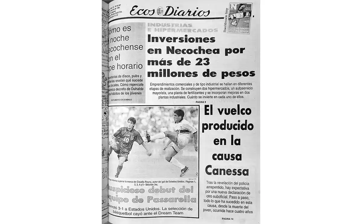 Domingo 21 de julio de 1996