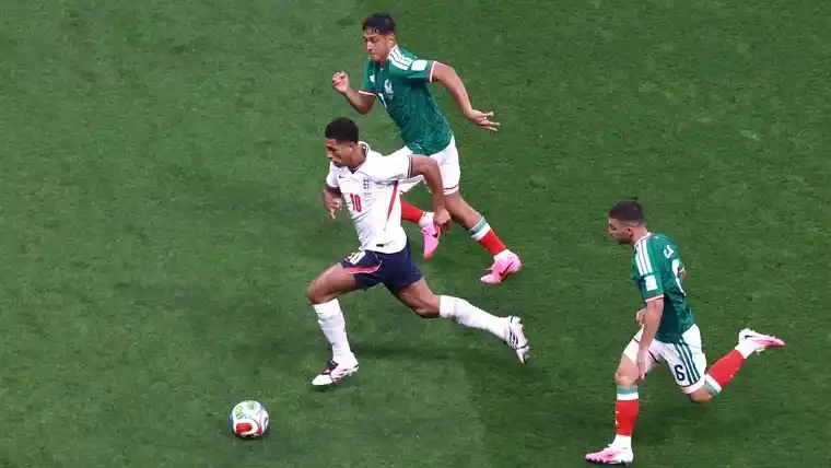 México vs. Inglaterra, por el Mundial 2026.  EFE