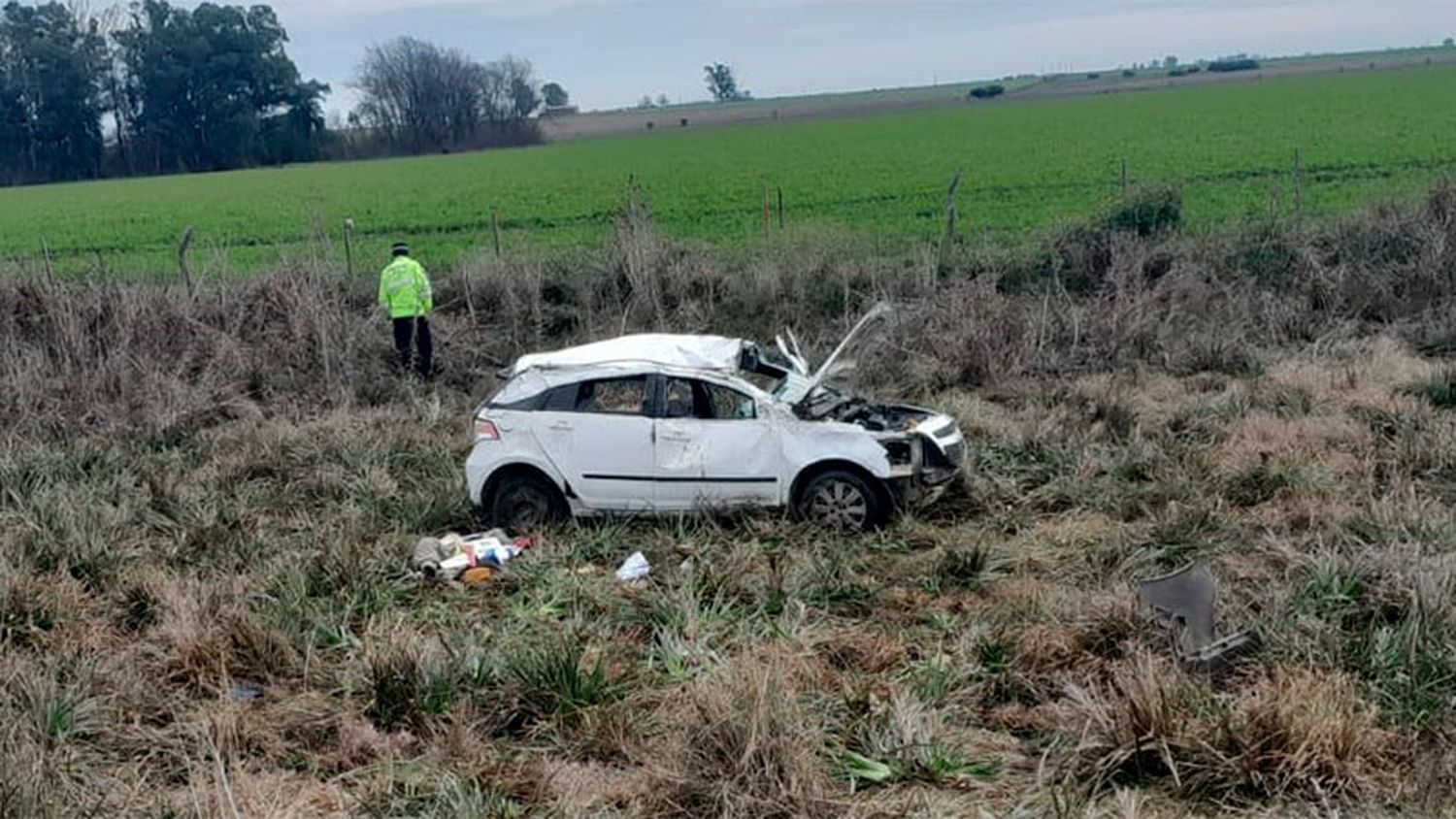 Accidente fatal: niña de 12 años murió tras el vuelco de un auto en Ruta Nº130