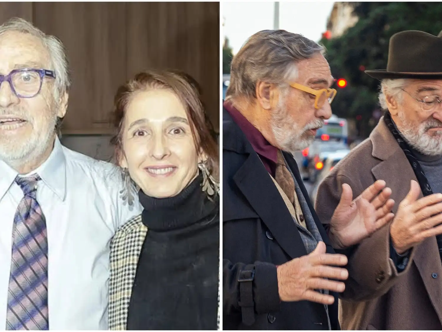 Entre las imágenes, Saula Benavente incluyó una sorpresa: la carta escrita a mano que le envió Robert De Niro, íntimo amigo de Luis Brandoni.