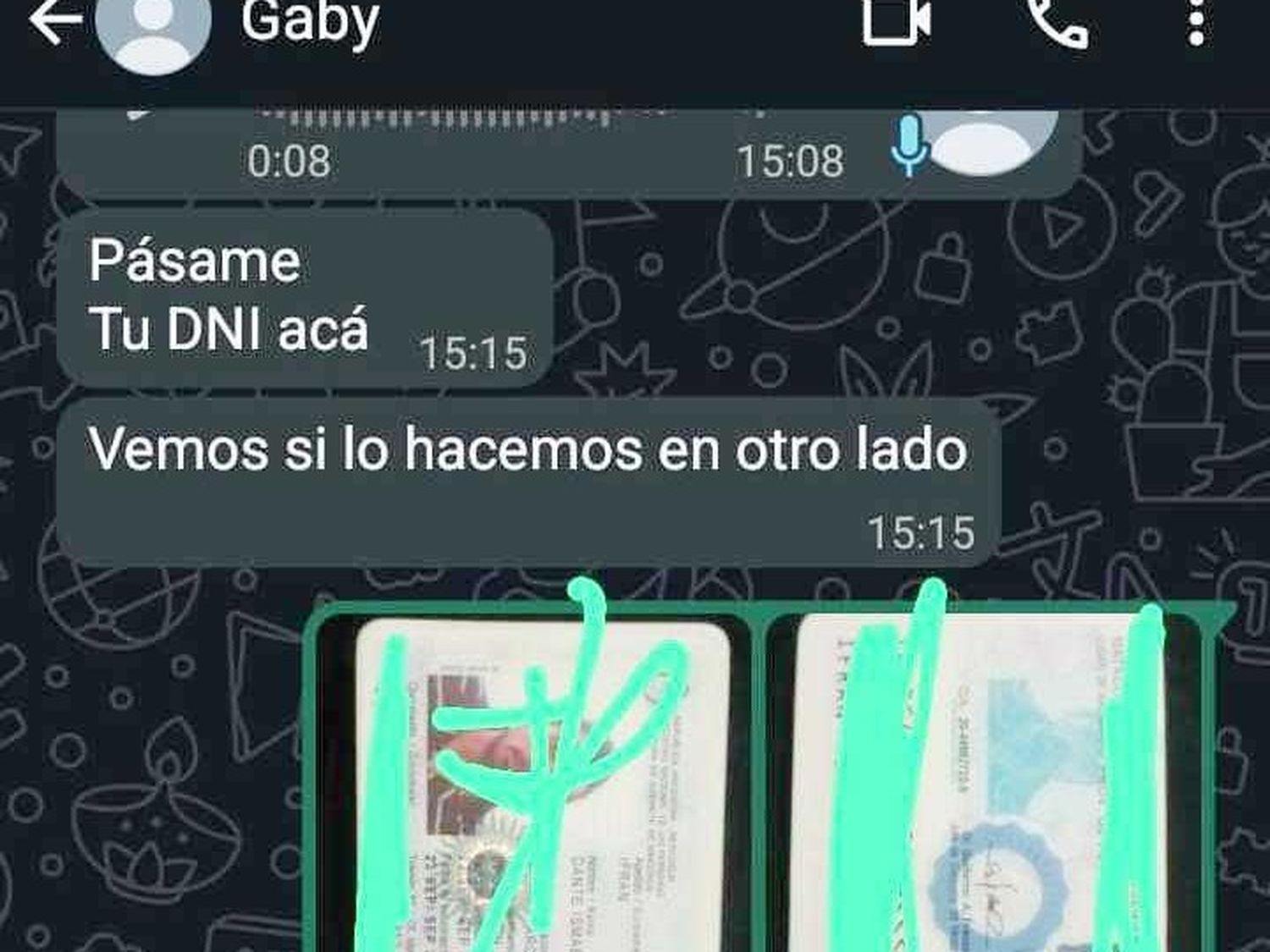 Neme en evidencia: los audios lo demuestran
