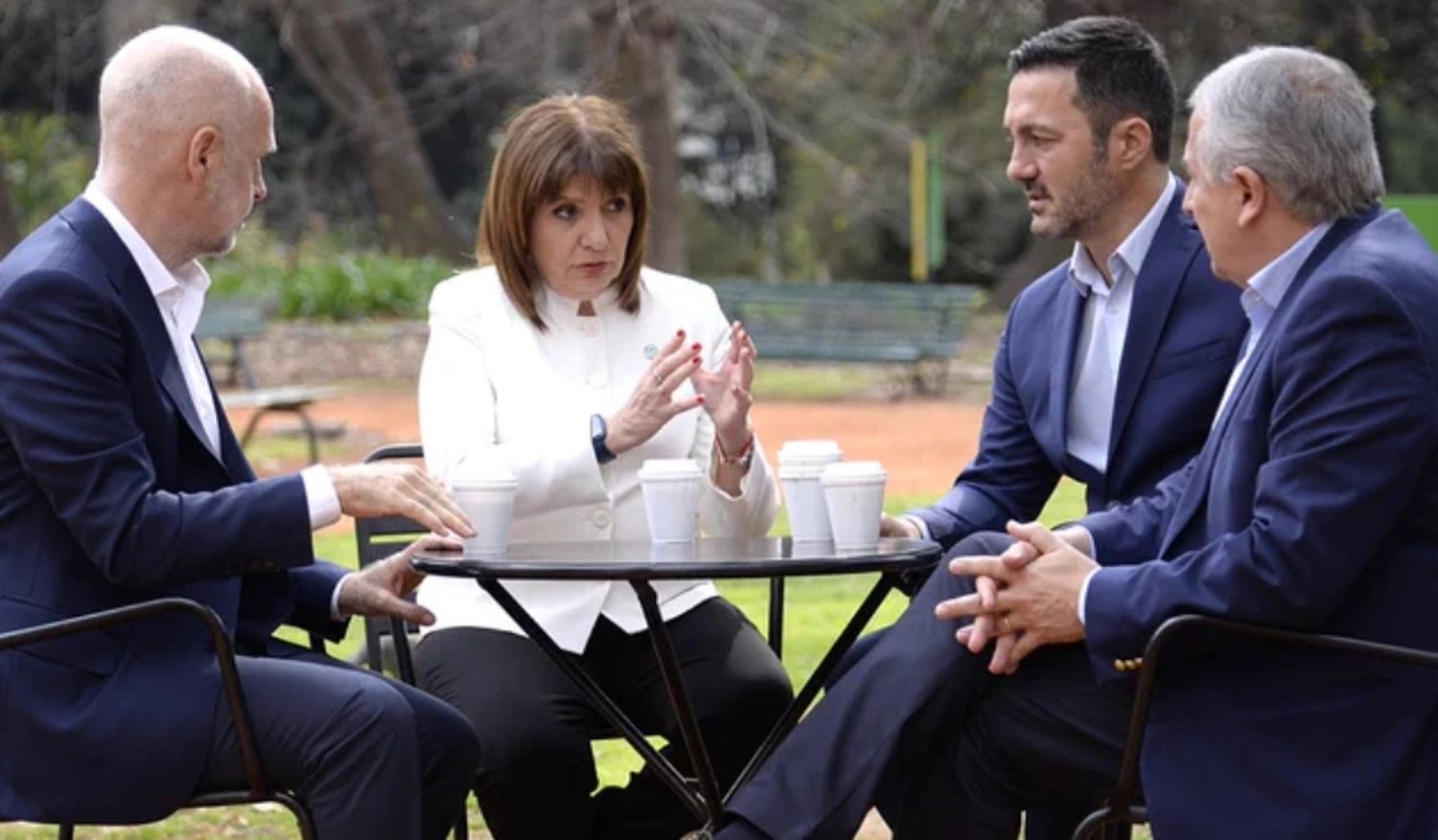 Foto de unidad: Bullrich se reunió con Rodríguez Larreta tras las Paso