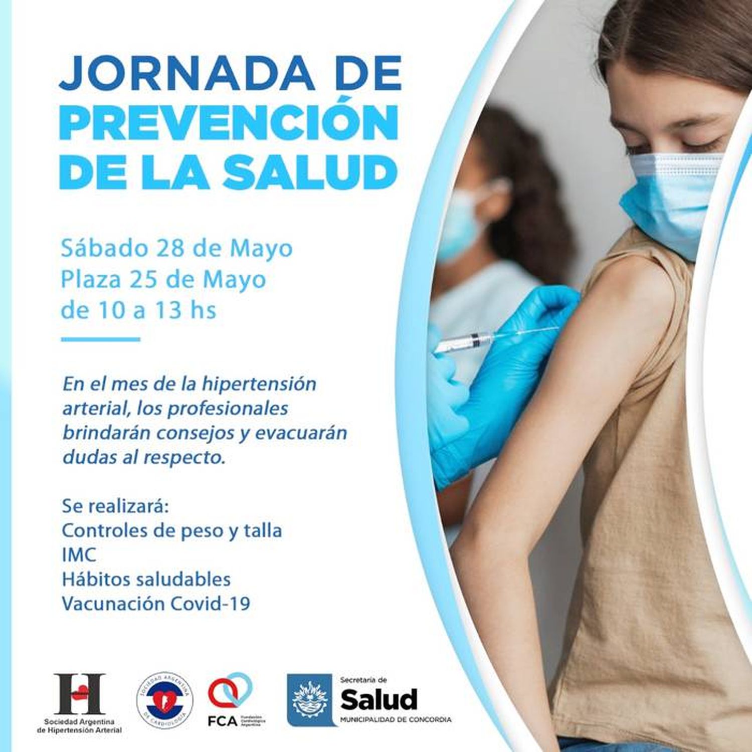 Mes de la Hipertensión arterial: Jornada de prevención de la  salud