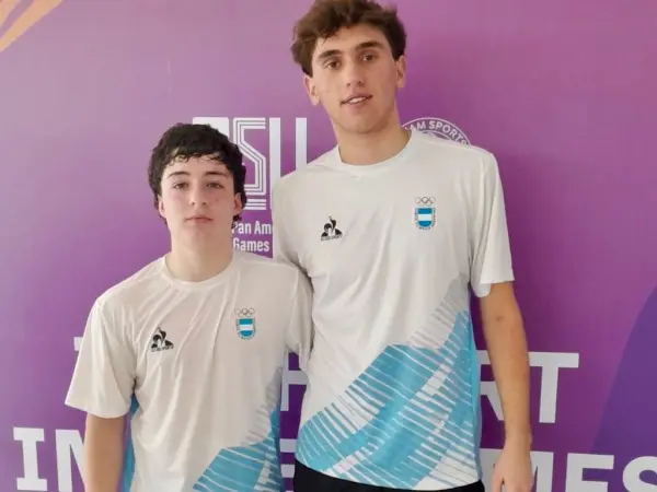 Francisco Alfonso-Santiago Portabales se aseguró, al menos la medalla de bronce en los II Juegos Panamericanos Asunción 2025.Foto:COA