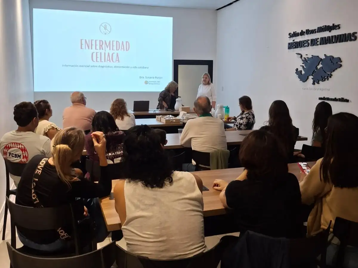 Charla sobre celiaquía.