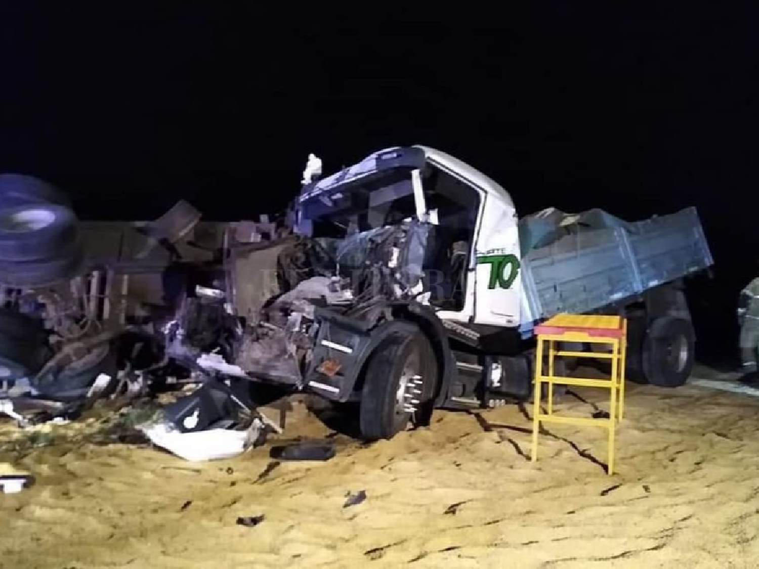  Camionero de Devoto herido grave tras un triple choque en la autopista Santa Fe-Rosario