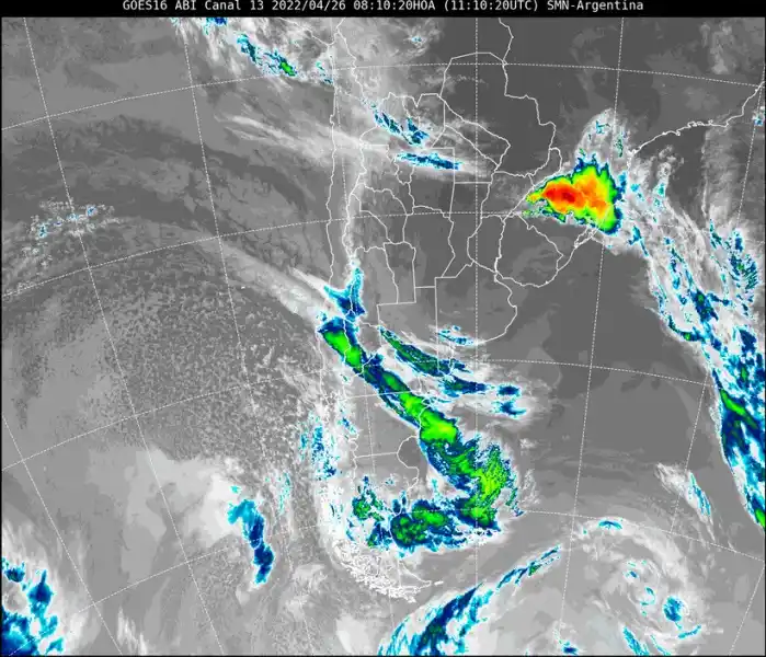 Alertan por tormentas para esta tarde y noche
