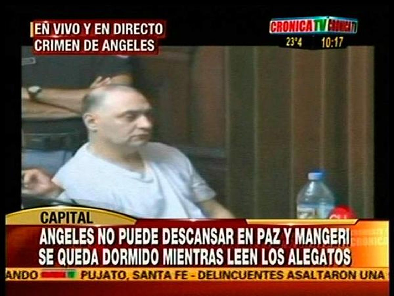 Crimen de Ángeles Rawson: Mangeri se quedó dormido en el comienzo del juicio