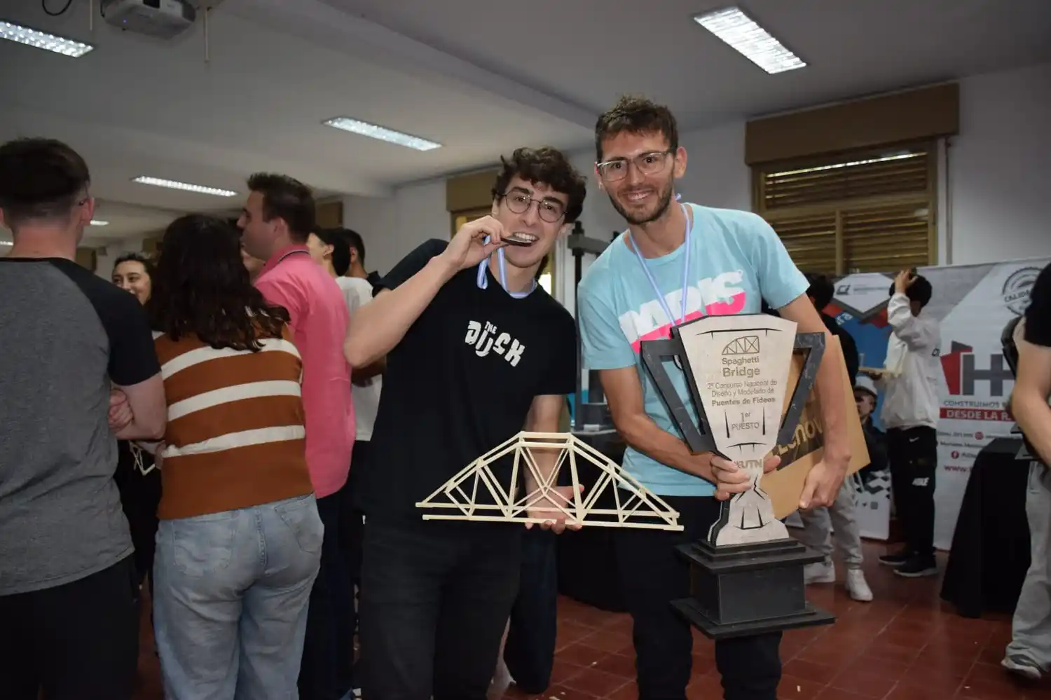 puentes de fideos