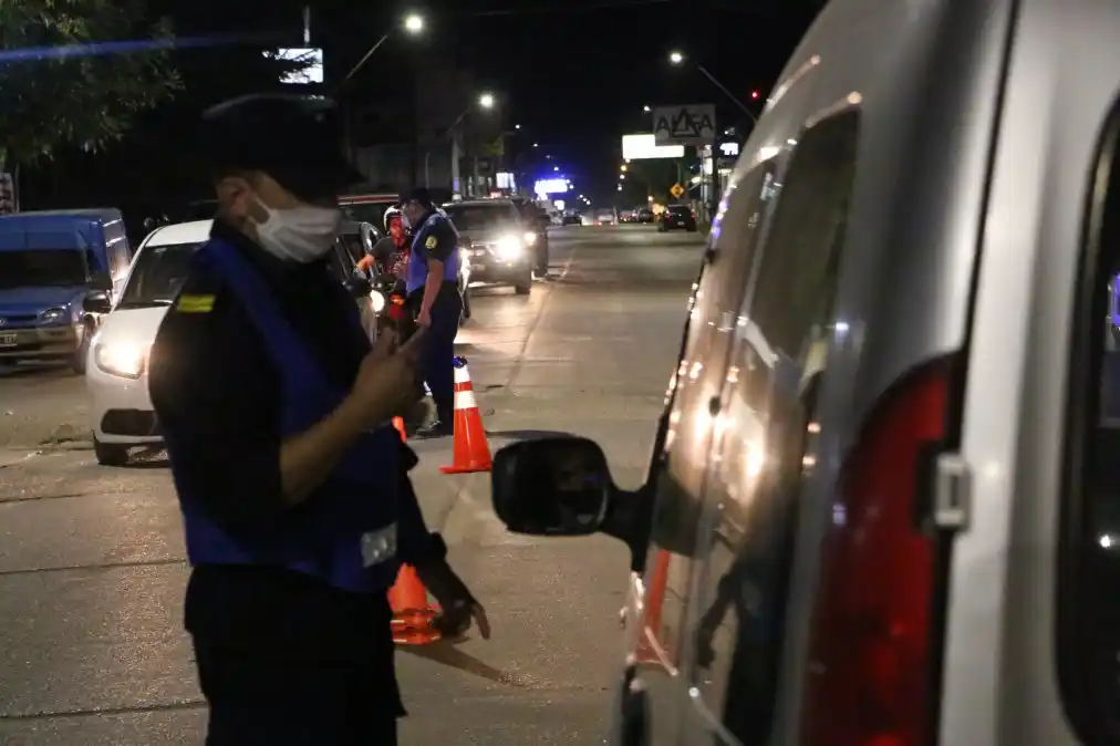 Control en Gualeguaychú 