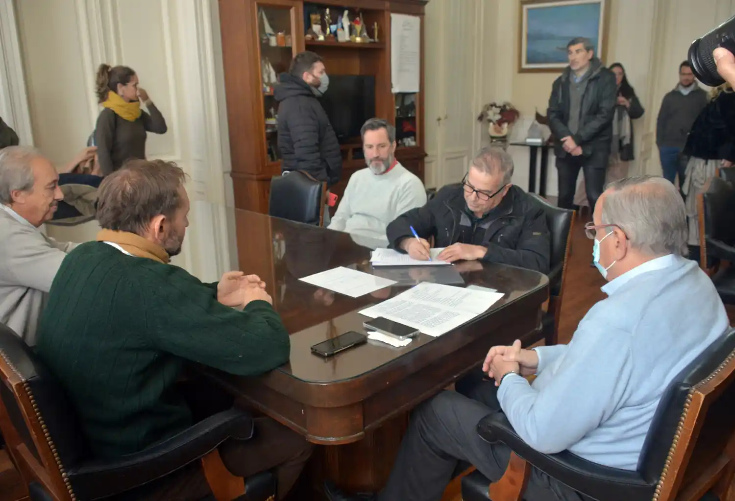 Conveniaron con los dueños del predio Carrasco por 96 lotes para el Municipio