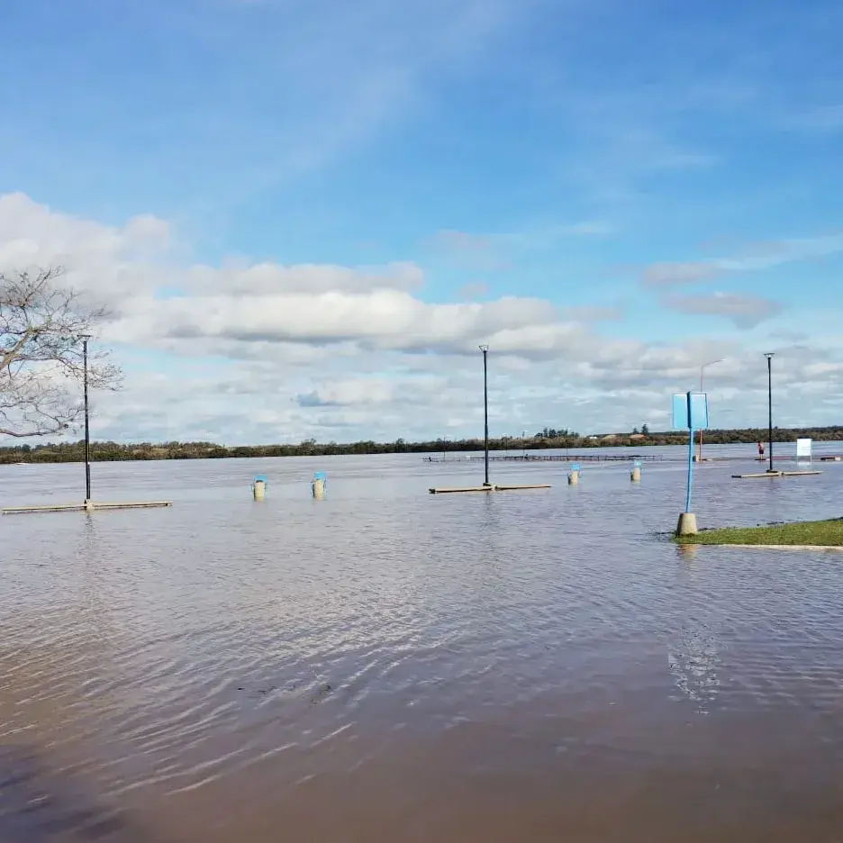 El río Uruguay sigue en ascenso y llegaría a los 11,60 metros en Concordia