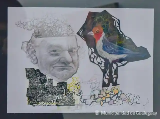 Ganó el 1º premio un dibujo homenaje a Cachete González