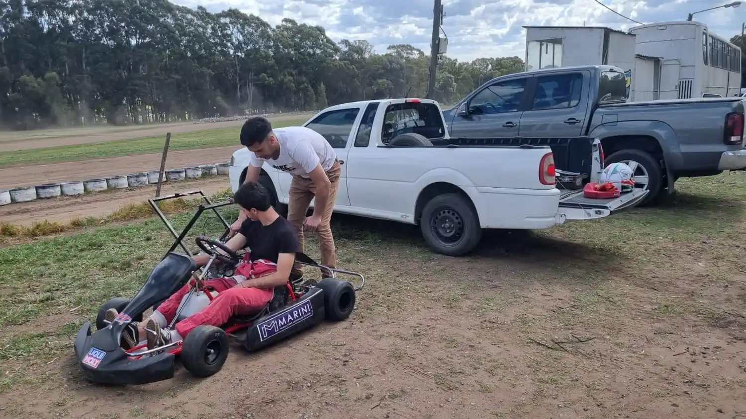 Marini probó y está listo para el debut