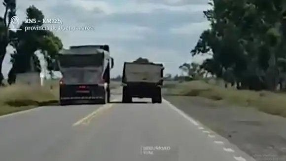 "No me di cuenta": la millonaria multa que tendrá que pagar un camionero que cruzó la doble línea amarilla en Ruta 5