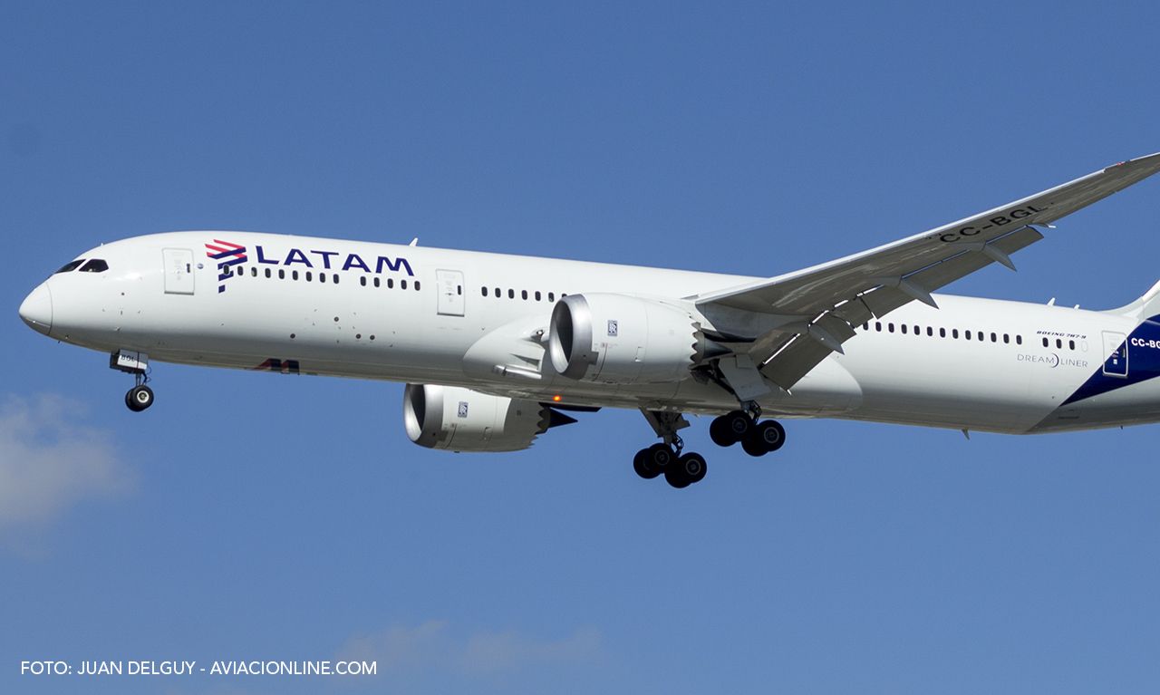 LATAM Airlines adquiere 5 Boeing 787 adicionales