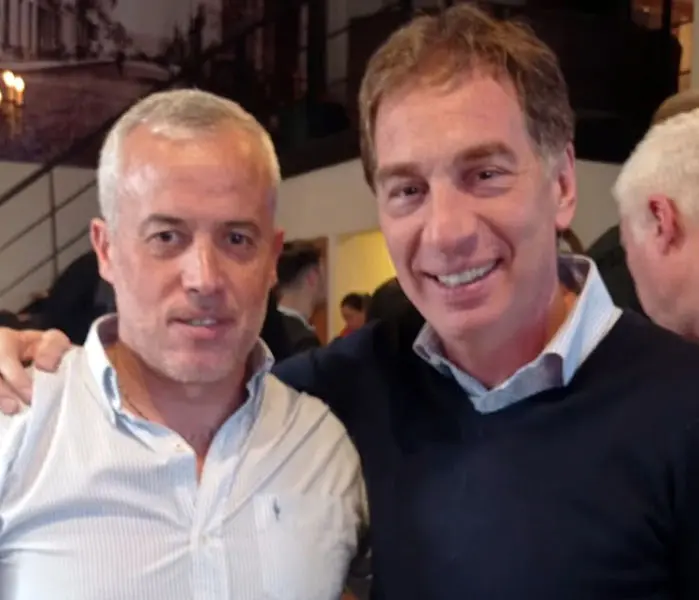 Martín Migueles tuvo una reunión de trabajo con Santilli
